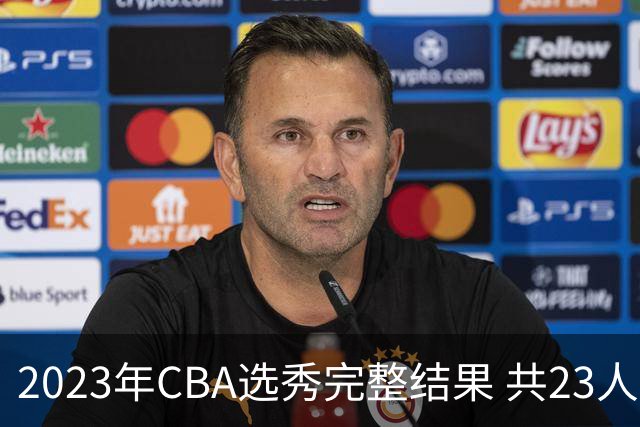 2023年CBA选秀完整结果 共23人被选中历史次高
